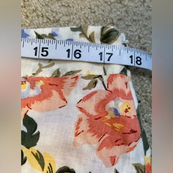 EUC Faithful the Brand floral-print skort shorts - no belt Size 12 - Picture 9 of 12